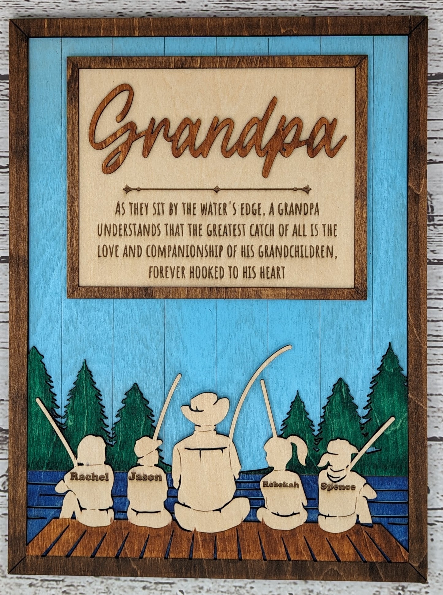 Dad's Fishing Sign