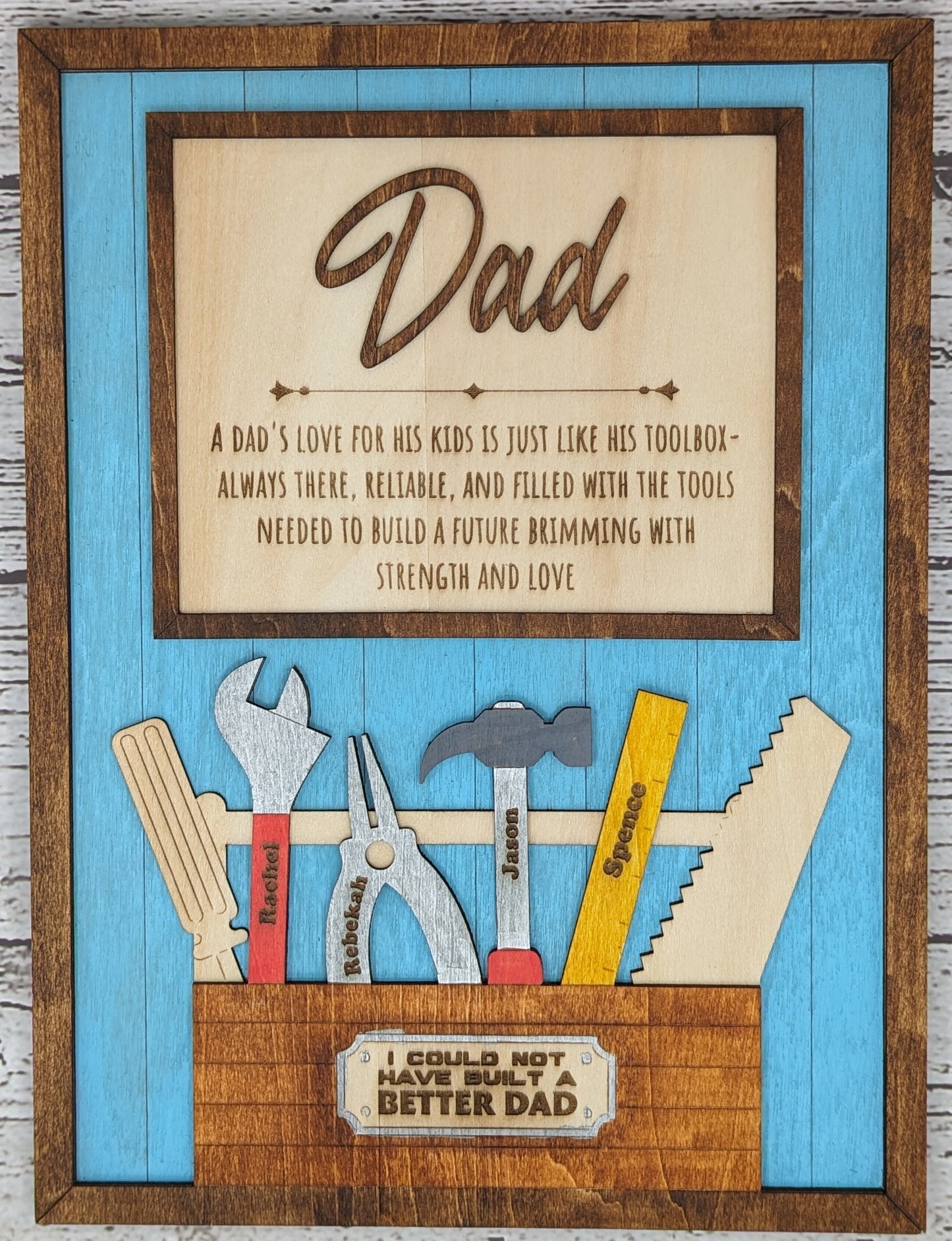 Dad's Toolbox Sign
